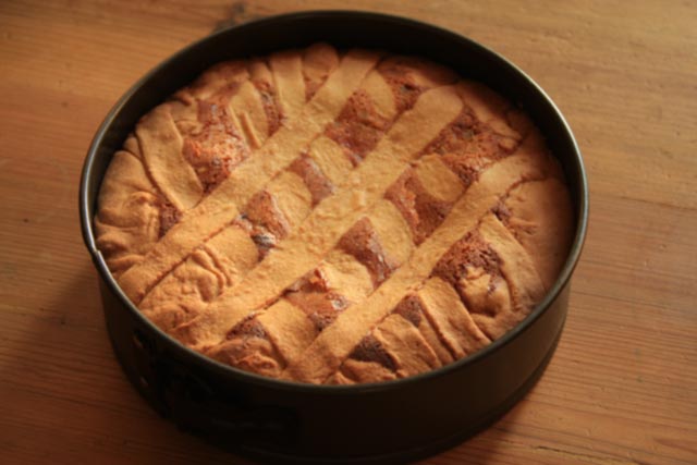 pastiera Napoletana cake