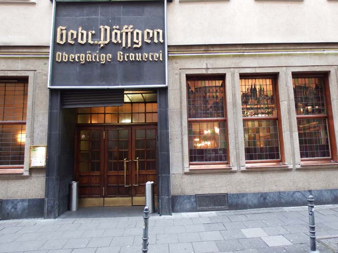 Cologne City Guide things to eat and drink traditional food and drink in Hausbrauerei Päffgen