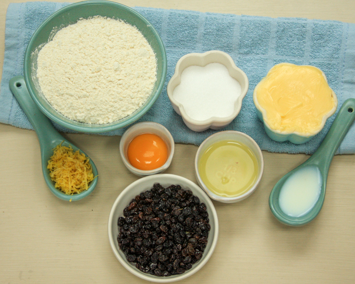 Shrewsbury Biscuits Recipe - ingredients needed to make biscuits.