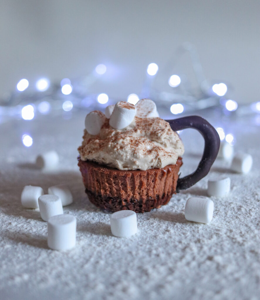 Hot cocoa cheesecake