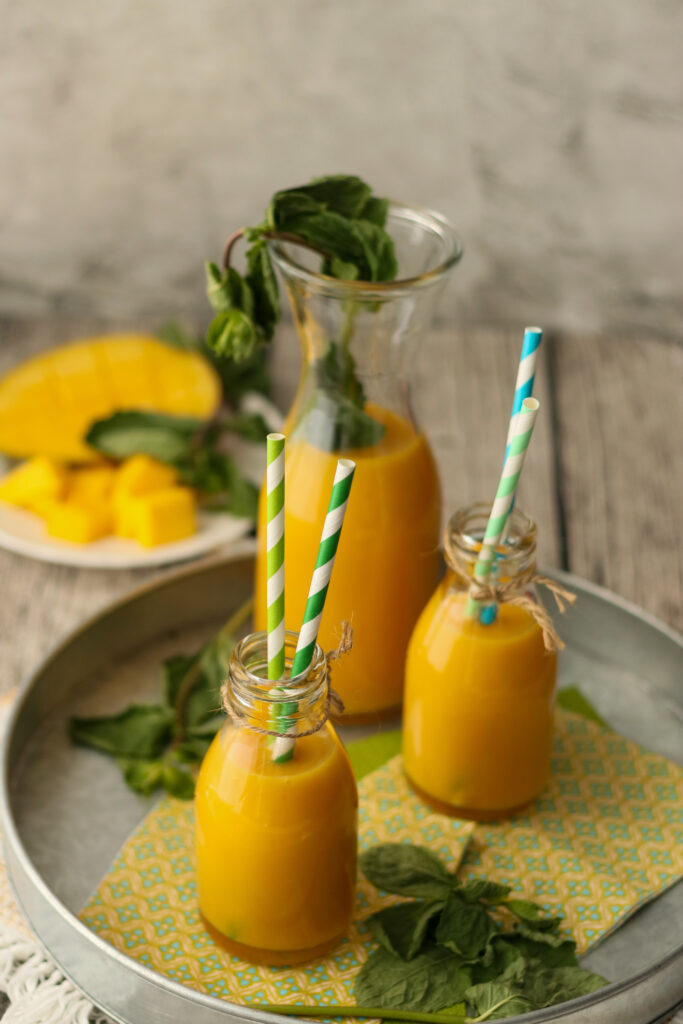 Fresh mango juice - food photography by Melanie May